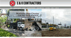 Desktop Screenshot of ekcontractors.com