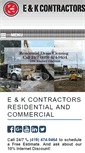 Mobile Screenshot of ekcontractors.com
